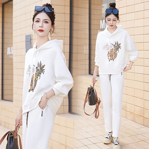 洋气减龄，气质百搭阔腿裤两件套HRYZ3961 商品图4