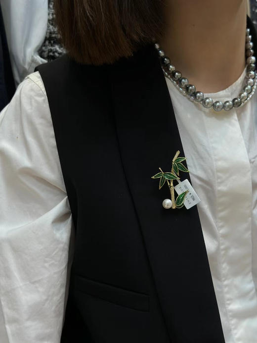 设计款胸针走一波 强光淡水珍珠 商品图5