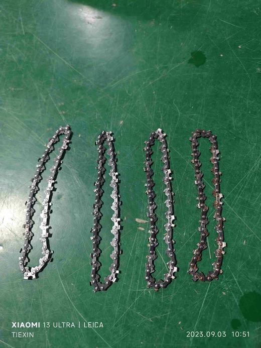 【货号04341】4寸电链锯链条单手锯锯条库存处理二手链条好使好用电链条电链锯配件 商品图0