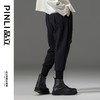 PINLI品立春装新品黑色小脚裤子束脚男士休闲长裤B233117017 商品缩略图2