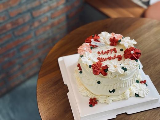 复古裱花奶油蛋糕 商品图0