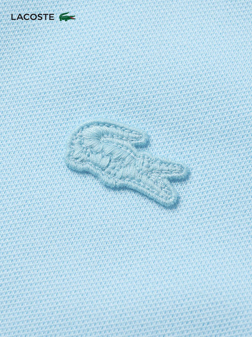 【海南专供价】Lacoste法国鳄鱼女士新款经典纯色直筒POLO衫短袖PF5462-98 商品图5