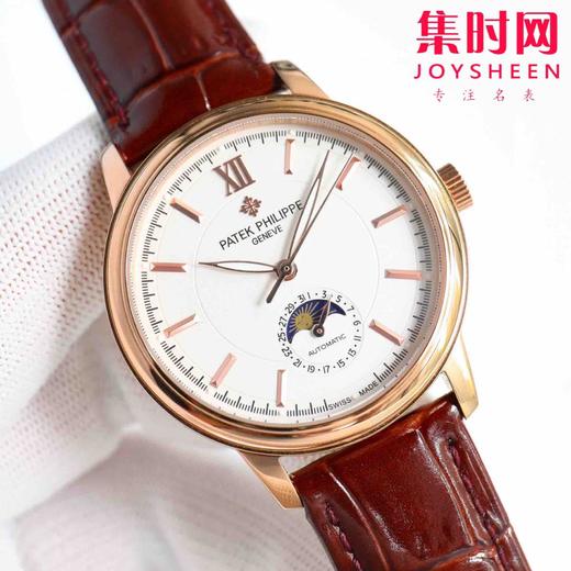 百达翡丽PP 复杂计时月相系列 男士机械腕表 雕花新款 商品图0