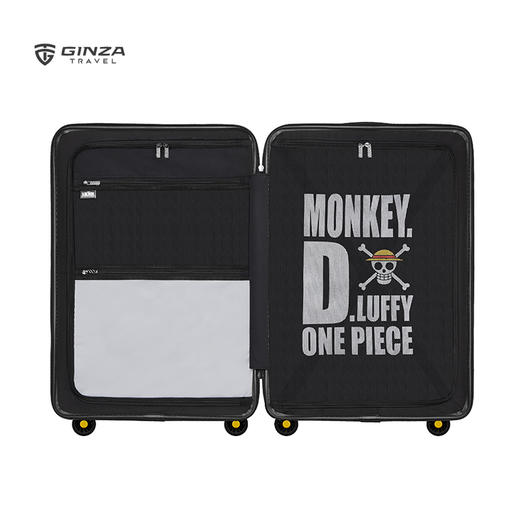银座GINZA TRAVEL x 航海王路飞正版联名系列USB充电口大容量拉链箱9831L 商品图3