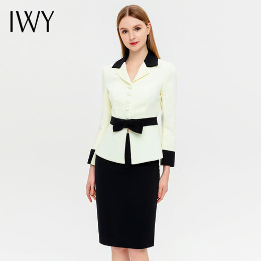 IWY/春季小香风白色西装套装女高端女神范职业装气质名媛主持人正装高级感 CS13127 商品图0