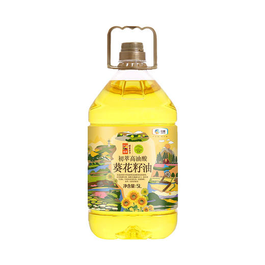 中粮初萃高油酸葵花籽油5L 商品图1