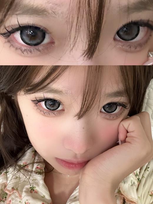 Springcon·年抛  迷失小鹿 14.5  奶huhu的大直径！圆溜溜的花纹设计很有层次感！幼态感拿捏住了 粗黑边扩瞳明显上镜又减龄！ 韩产0-800度<一副两片> 商品图4