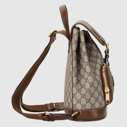 【一】GUCCI 古驰 男士 GG Retro系列 双肩背包 混色 674147 92THG 8563 商品图1