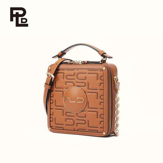 保兰德PLD东方雅奢唐菓系列头层牛皮手提包单肩包斜挎包通勤必备女包 商品图2