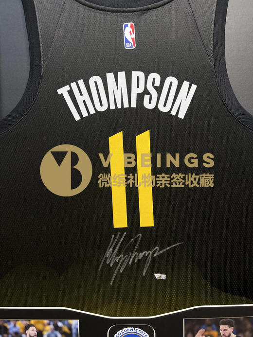 收藏系列 汤普森 勇士队11号黑色城市版 亲笔签名球衣 商品图2