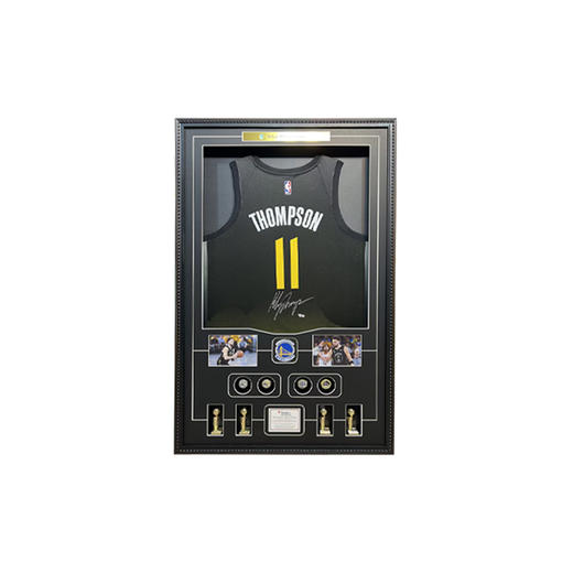 收藏系列 汤普森 勇士队11号黑色城市版 亲笔签名球衣 商品图0