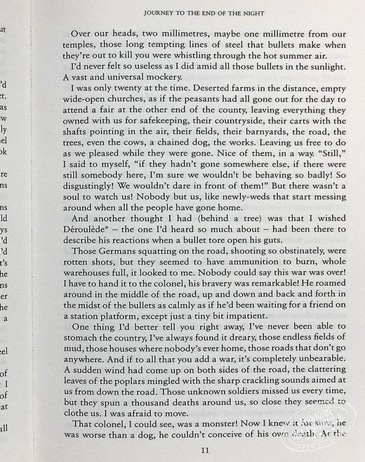 【中商原版】茫茫黑夜漫游 英文原版 Journey to the End of the Night Louis Ferdinand Celine 法文原版 小语种 英文对照 商品图4