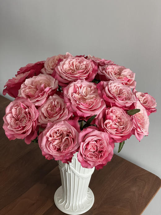 闺蜜玫瑰【我们散落各地，我们灵魂相依】简小姐精选奥斯汀花型 复色新品玫瑰 闺蜜 2件顺丰包邮 基地直发 商品图5