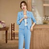 娜璐多 高级感西装外套女短款两件套2023娜璐多新款休闲西服套装气质百搭 商品缩略图1