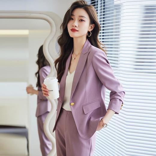 娜璐多 高级感时尚小西装外套女早春2023新款休闲气质女神范西服套装御姐 商品图3