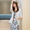娜璐多 秋季高级感女装职场轻熟风通勤西装气质女神范碎花吊带连衣裙套装 商品缩略图0