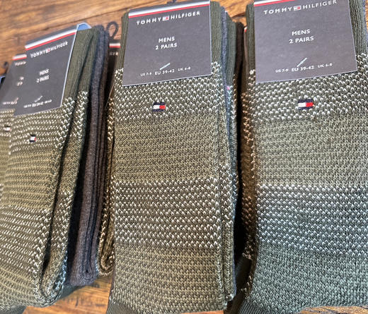 汤米男士中高筒袜。 商品图1