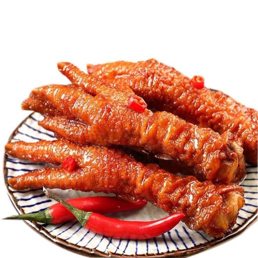 【卤味熟食！虎皮鸡爪零食】香辣虎皮凤爪卤味熟食鸡脚卤鸡爪麻辣小吃下酒菜夜宵常备-觅食坊健康 商品图3