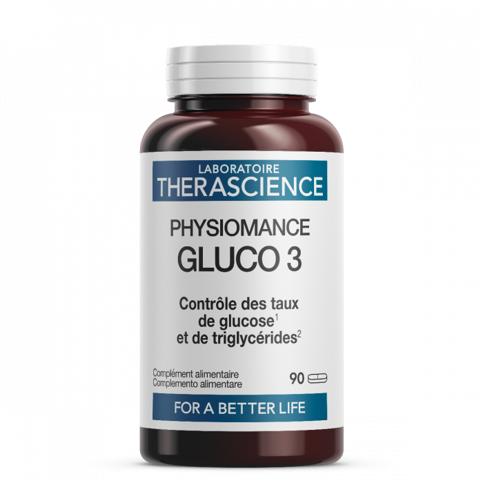 德诺海科THERASCIENCE GLUCO3降三高营养素90粒装