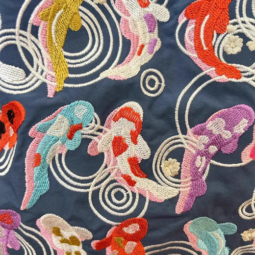 日系刺绣时尚包袋 夏日夏威夷系列刺绣购物袋 A 商品图1