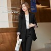 娜璐多 高级感通勤套装女2023秋季新款小个子休闲收腰修身气质西服两件套 商品缩略图3