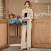 娜璐多 高级感西装外套女短款两件套2023娜璐多新款休闲西服套装气质百搭 商品缩略图3
