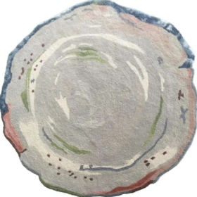 晨熙园儿童房地毯手工棉纺丝