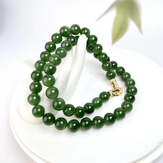碧玉项链-圆珠妈妈链 商品图0