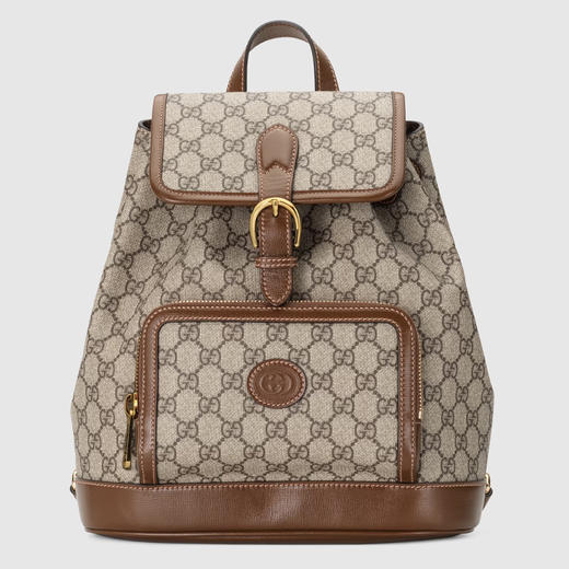 【一】GUCCI 古驰 男士 GG Retro系列 双肩背包 混色 674147 92THG 8563 商品图0