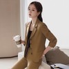娜璐多 梅子色西装套装女高级感职业气质女神范秋季新款洋气时尚西服外套 商品缩略图3