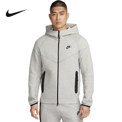 Nike/耐克男透气连帽防风休闲运动夹克百搭舒适外套FB7922-063 商品图0