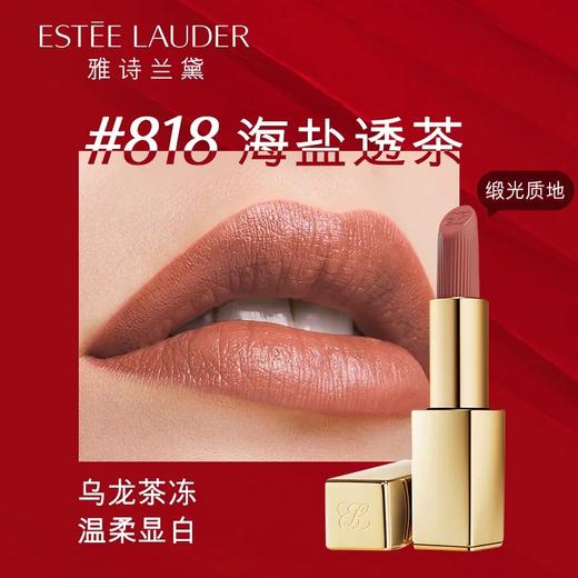 *Estee Lauder雅诗兰黛绝色由我绒雾小金管唇膏 锻光版 商品图0