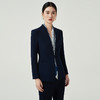 IWY/藏青色西装外套女2023新款秋季高级感职业套装修身经理工作服正装CP12305 商品缩略图3