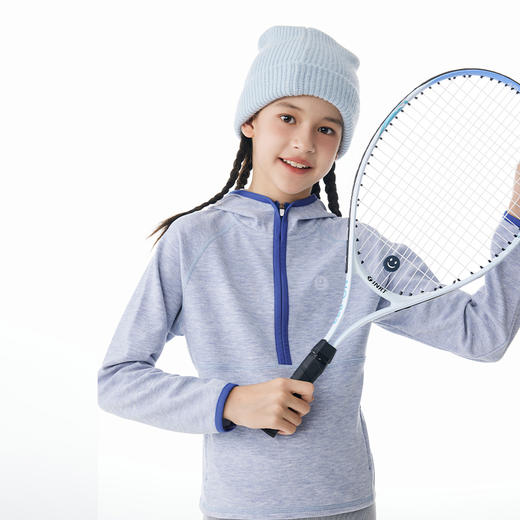 onmygame【糯糯衣】男女童可穿加绒运动T恤秋冬儿童保暖套头卫衣打底衫 商品图5