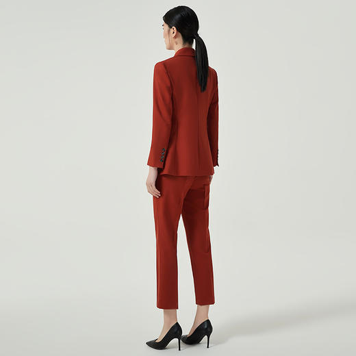 IWY/高端红色西装套装女修身显瘦名媛高端职业装气质女神范主持人正装CP12312 商品图3