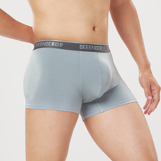 都市丽人都市锋尚简约基础50S人棉舒适人棉平角男士内裤FK3CE3 商品图2