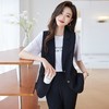 娜璐多 时尚西装马甲女夏季2023新款无袖坎肩背心上衣外穿马甲外套套装女 商品缩略图1