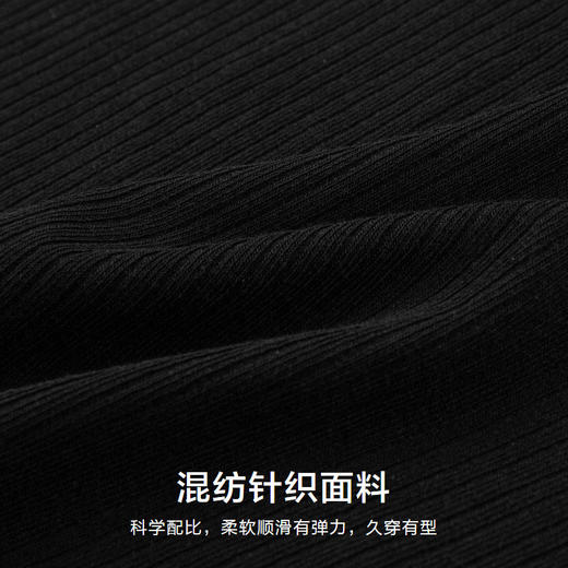 森马内衣女士半高领修身上衣时尚无缝一体弹力舒适打底衣 商品图4