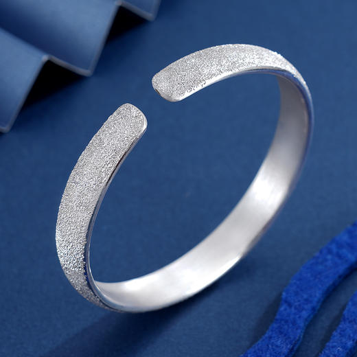【繁霜滋晓】子佩集原创设计纯银999银手工手镯2309 商品图2