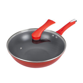 神田臻钛系列钛合金钛不粘炒锅 32cm