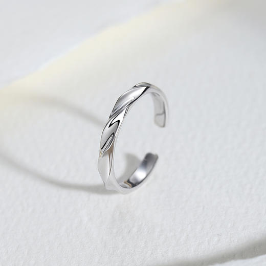 Winy925纯银永无止境戒指送女友闺蜜节日生日礼物 商品图0