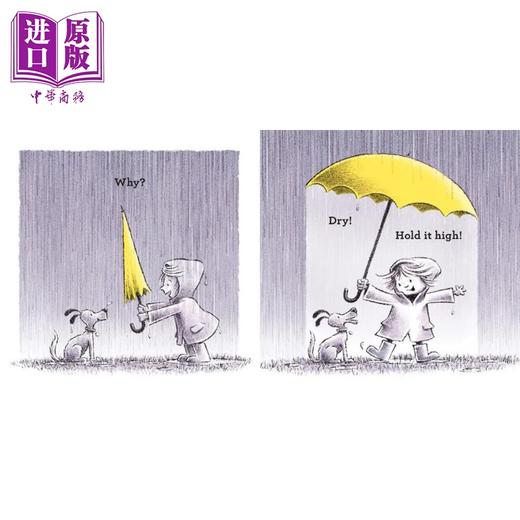 【中商原版】小雨伞 The Umbrella 英文原版 儿童绘本 故事图画书 精装 亲子读物 插图精美 进口图书 一个鼓舞人心的故事 商品图3