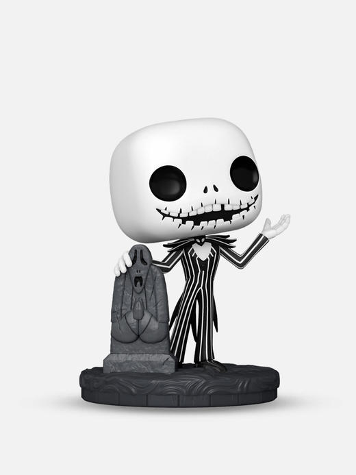 Funko POP动画迪士尼圣诞夜惊魂30周年骷髅杰克与墓碑手办摆件 72312 商品图3