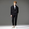PINLI品立秋冬新品西装领休闲夹克男士纯色潮牌短款茄克外套B252104051 商品缩略图4