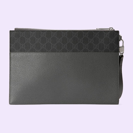 GUCCI 古驰 男士饰镂空互扣式双G收纳袋 混色 723320 K9GSN 1151 商品图2