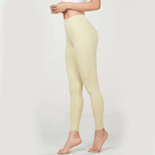 都市丽人轻暖九分裤5至15度适穿阳离子罗纹九分裤薄款女士单层裤保暖裤LL34C4 商品图0