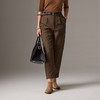 IN AND ON羊毛人字纹显瘦锥形裤女时尚保暖百搭通勤休闲长裤22749 商品缩略图3