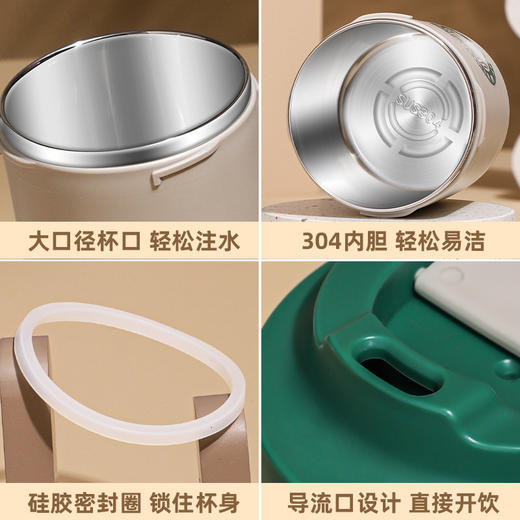 「小巧便携！三款尺寸」304不锈钢咖啡杯 清新萌趣颜值男女户外车载便携随手杯礼品餐饮用具 商品图2