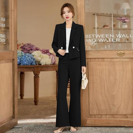 娜璐多 高级感时尚西装外套女2023年秋季新款气质女神范西服套装百搭西服 商品图2