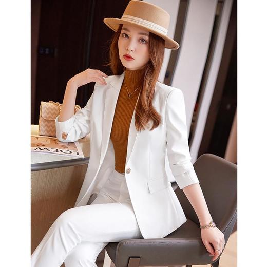 娜璐多 休闲小西装外套娜璐多2023年秋季新款时尚气质西服单排扣套装百搭 商品图0